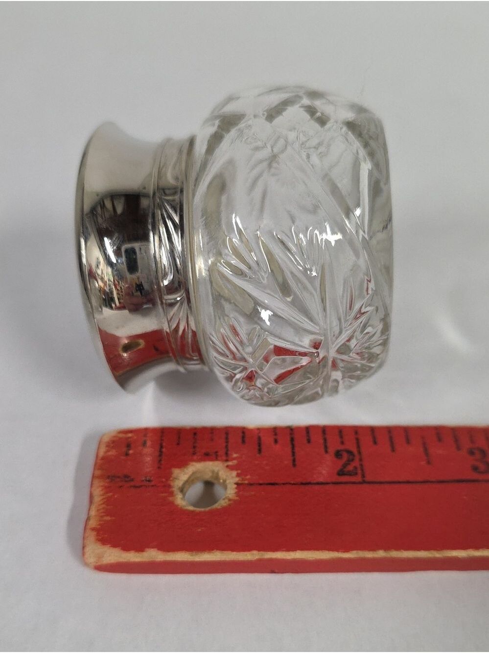 Vintage Ralph Lauren Safari Vanity Jars, (3) Pieces, Cut Crystal Containers - Picture 16 of 16